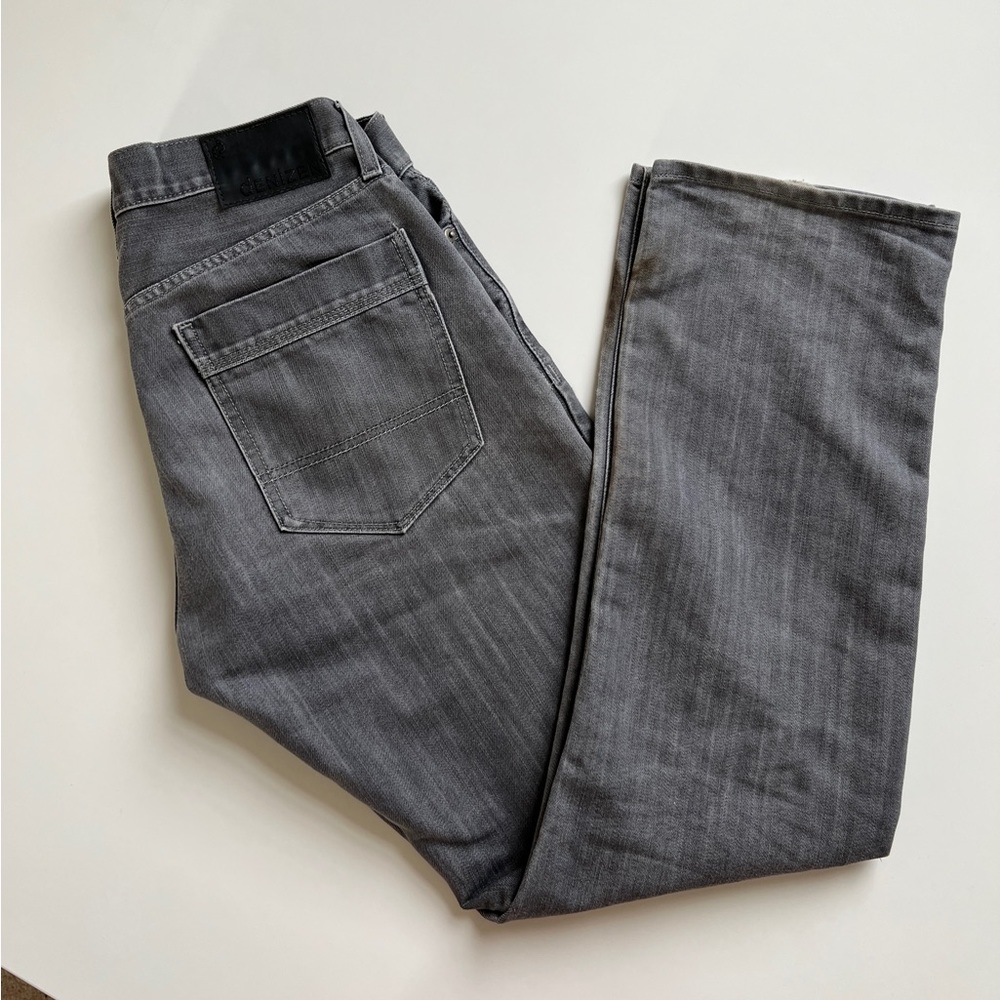 LEVIS DENIZEN 218 SLIM STRAIGHT Grey Denim Jeans - W32 L32 - Men’s - Picture 6 of 8